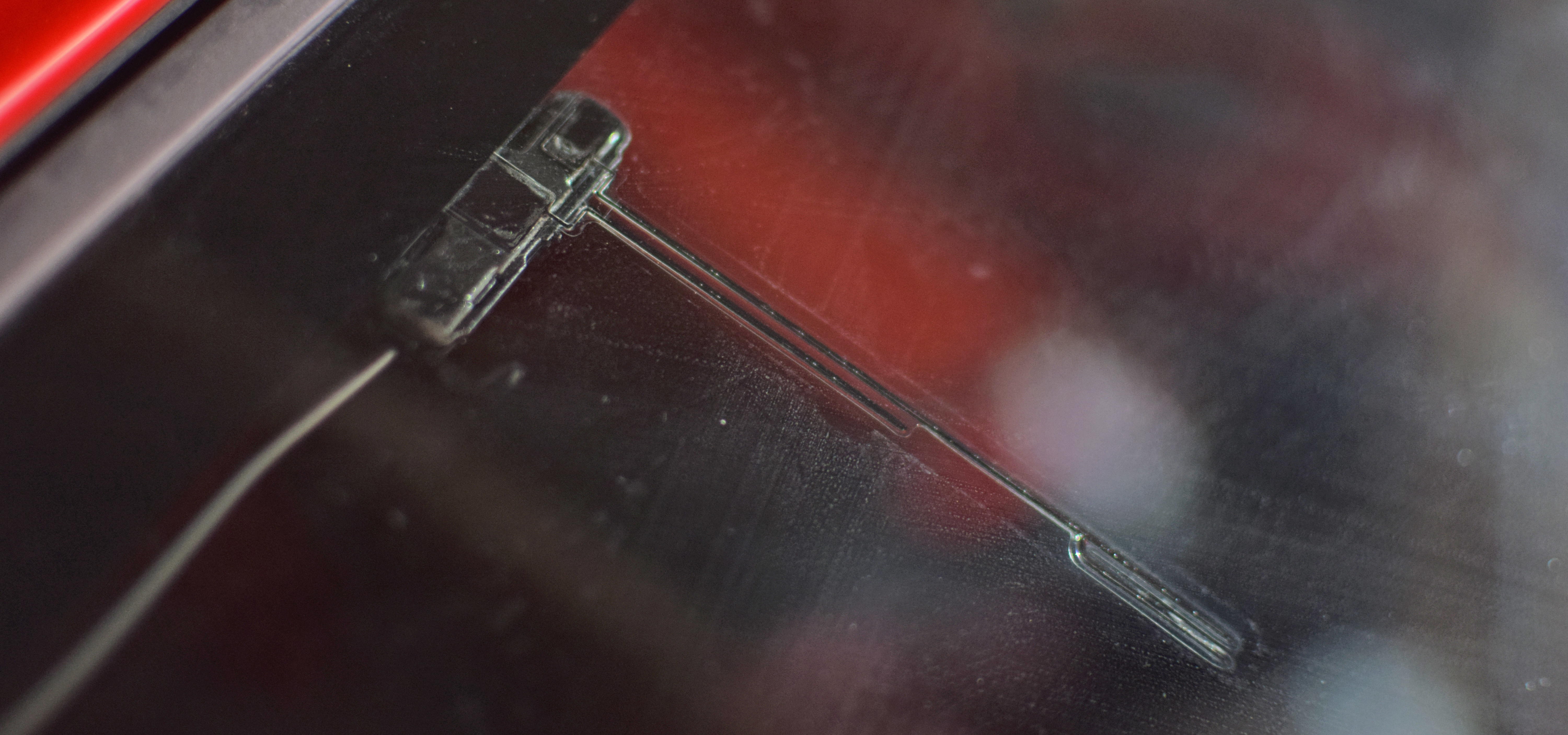 施工の注意点　アンテナフィルム