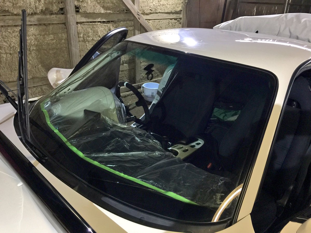 施工の注意点　マスキング画像