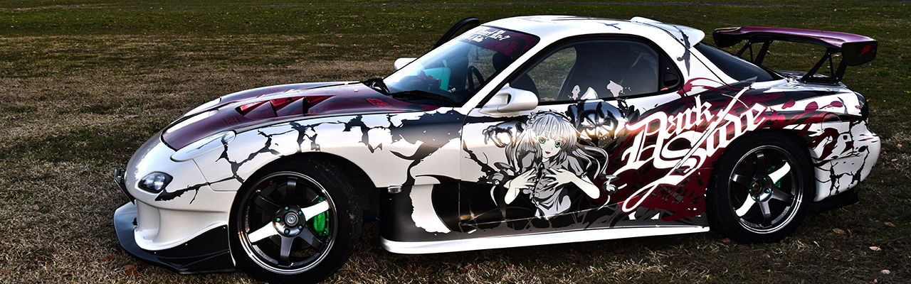 RX-7　多色カッティングステッカー
